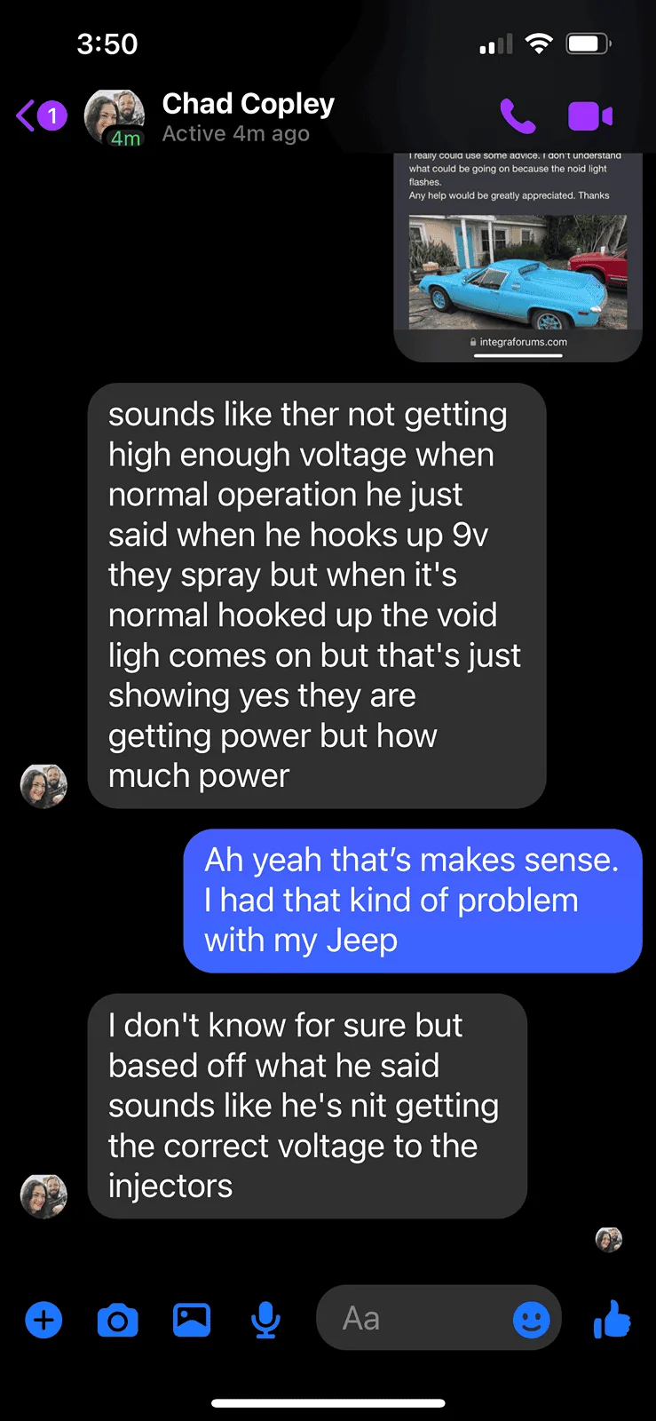 Acura Integra Fuel Injector Problems IMG_3037