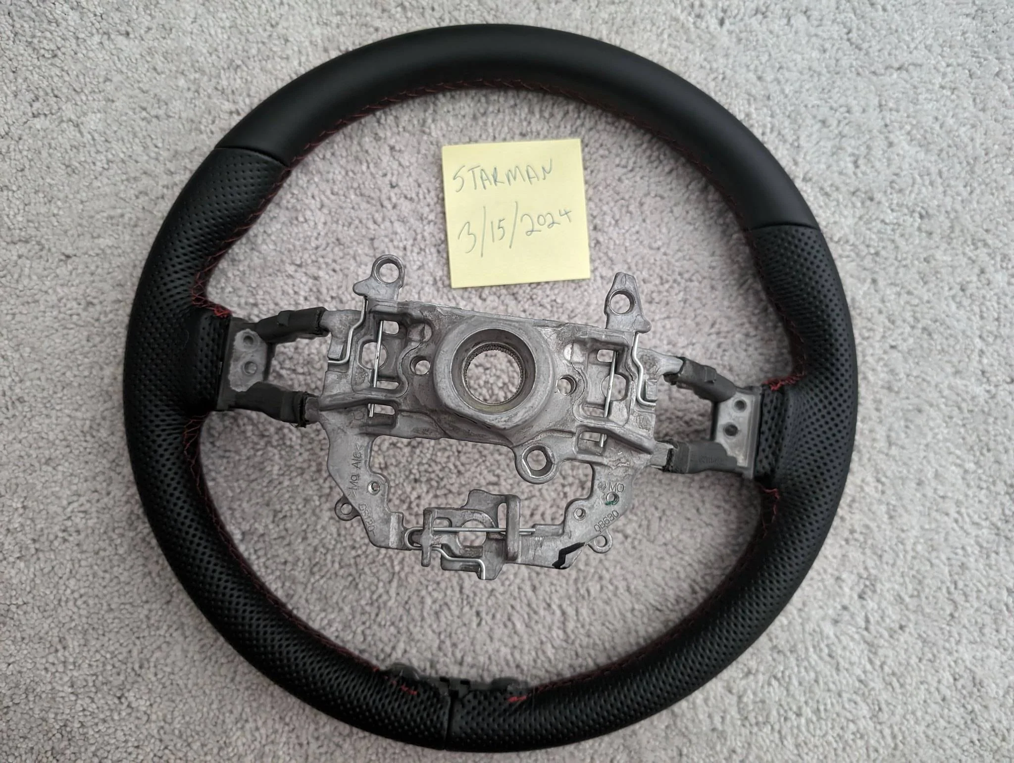 Acura Integra SOLD: OEM Type S Leather Steering Wheel (Not Heated) 53588934222_4e263ff992_k
