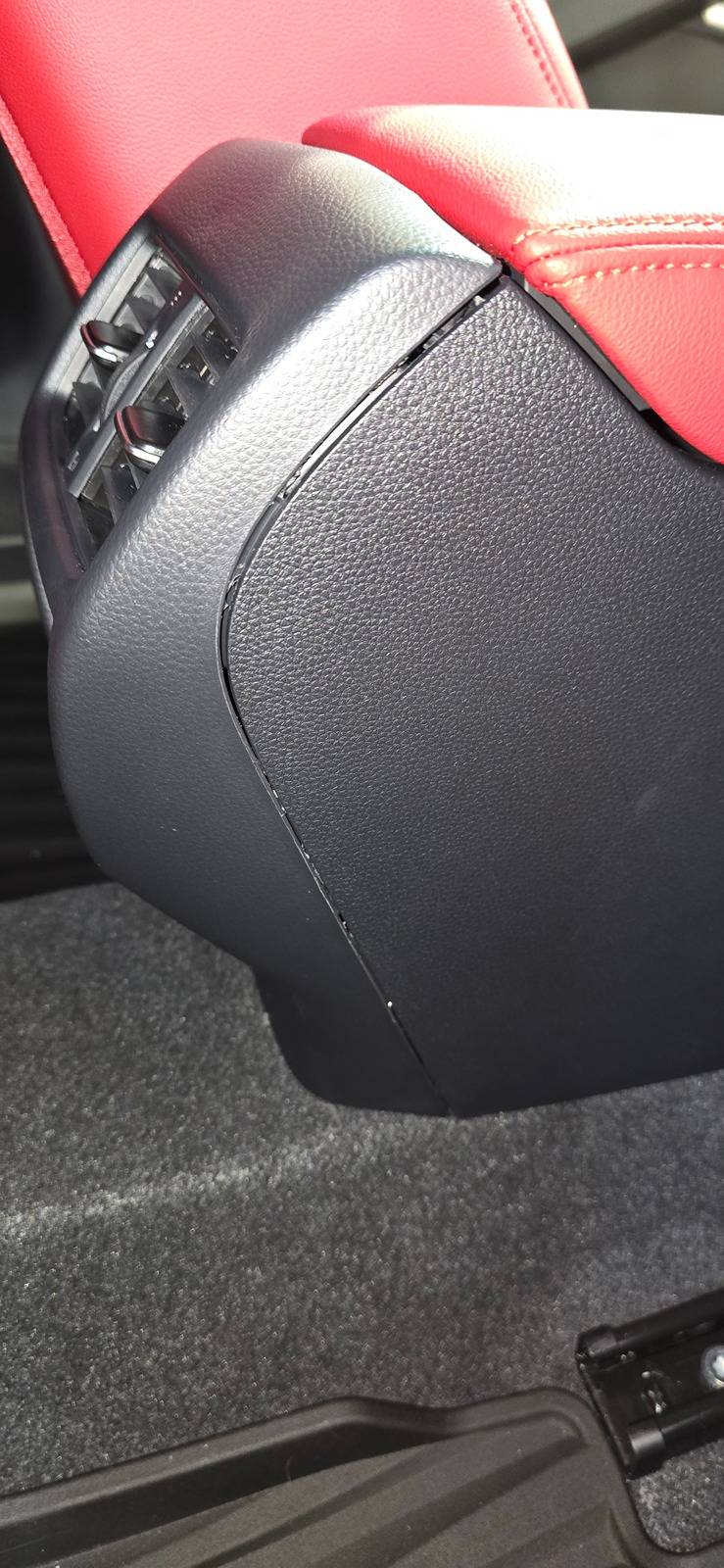 Acura Integra Rear AC vents part kit from 2022 Civic 20240330_211447