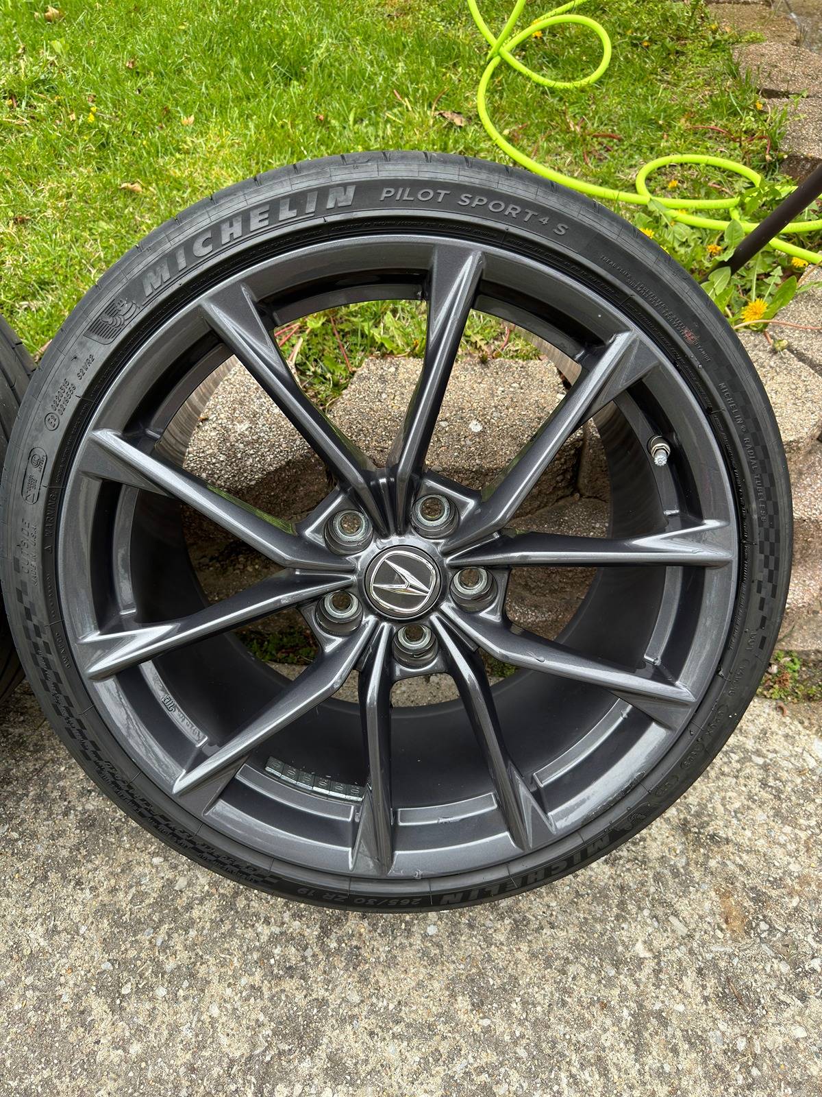 Acura Integra Stock 19" Wheels & Tires - Charcoal - SOLD IMG_0092