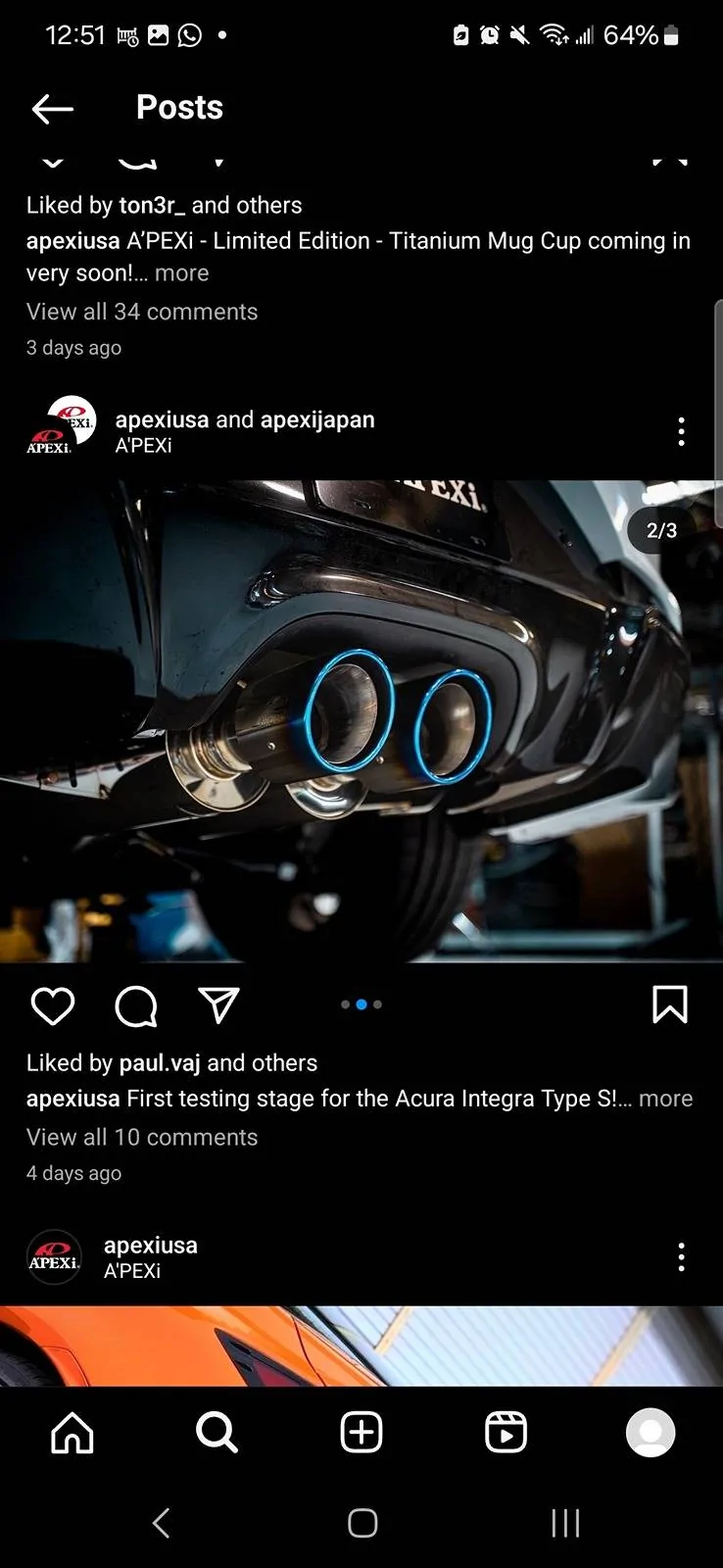 Acura Integra A’Pexi Exhaust In The Works Screenshot_20240412_125111_Instagram