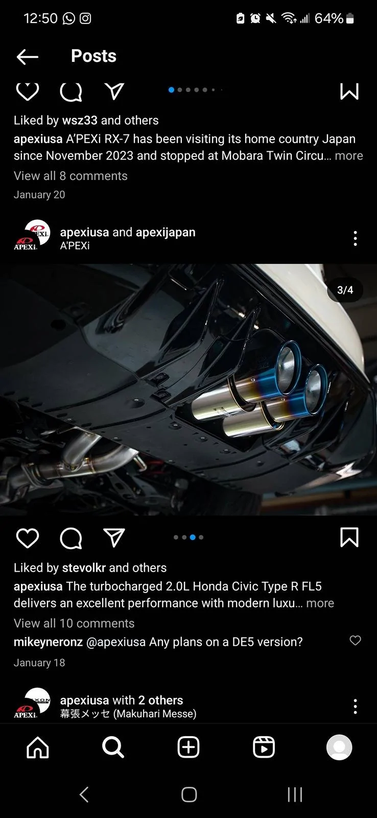 Acura Integra A’Pexi Exhaust In The Works Screenshot_20240412_125049_Instagram
