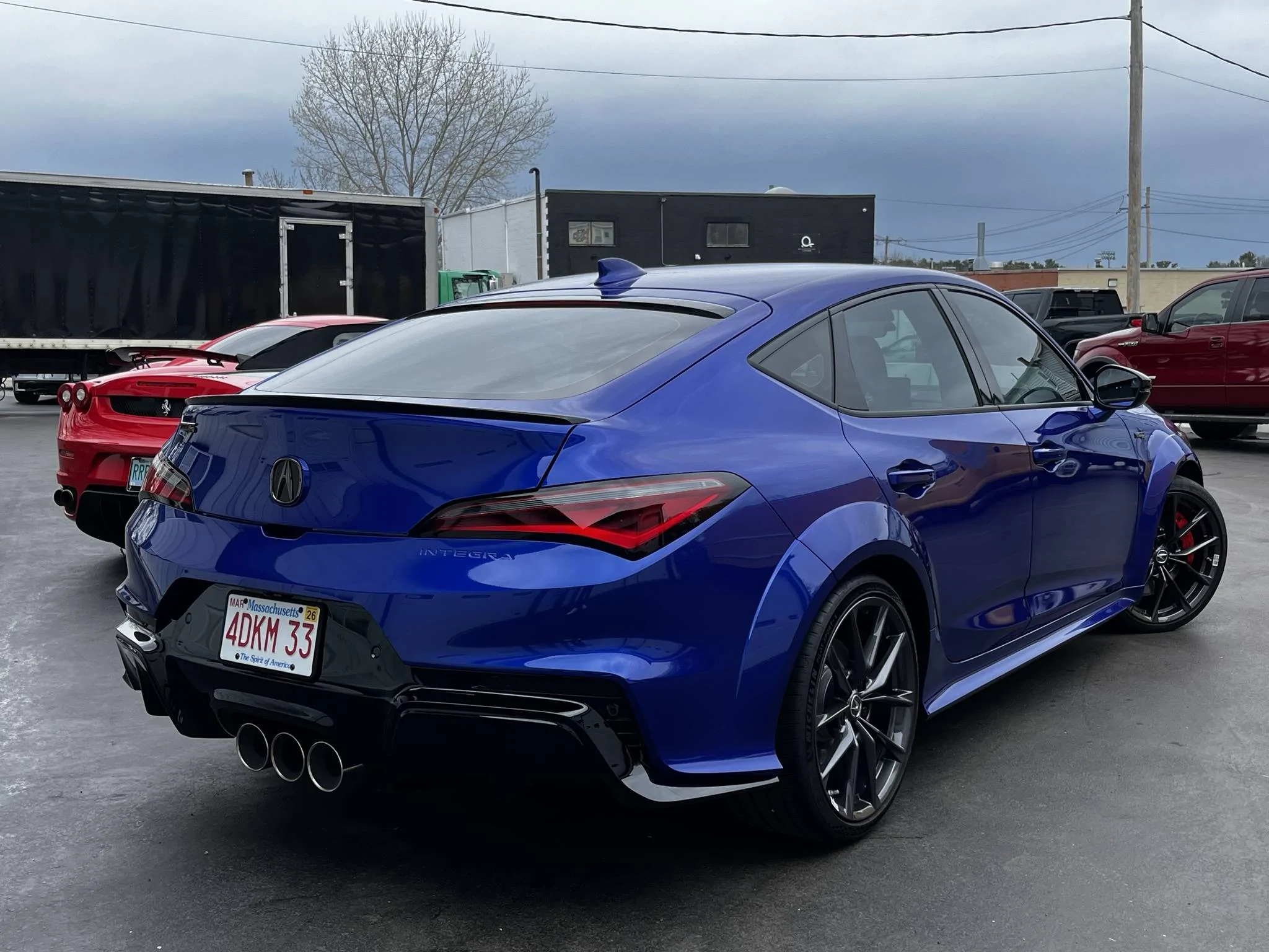 Acura Integra Black Chrome Badges 1000010833