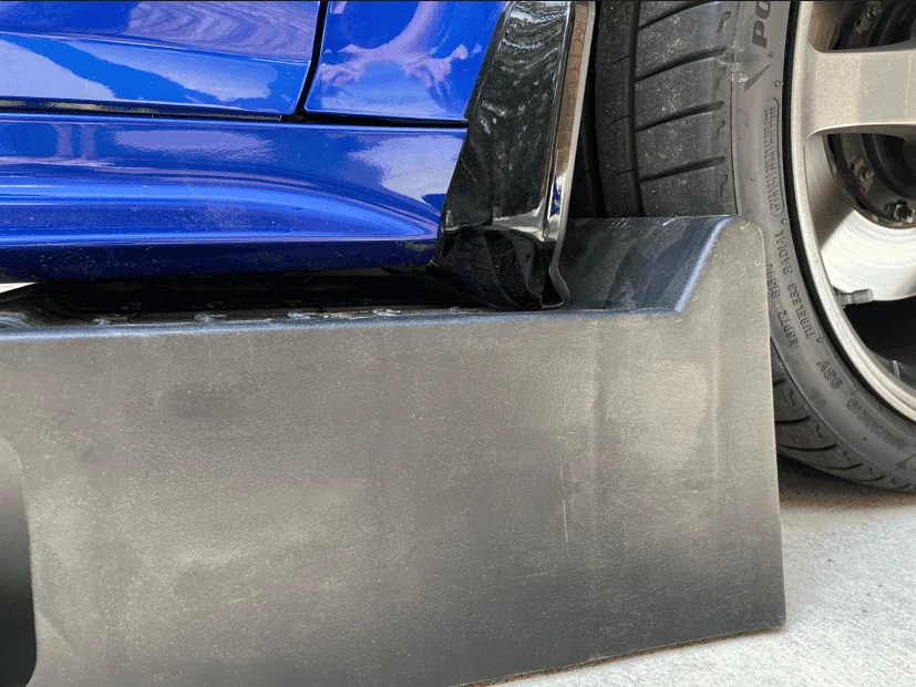 Acura Integra Found out how strong the splash guards really are!! 1714446660895-0t