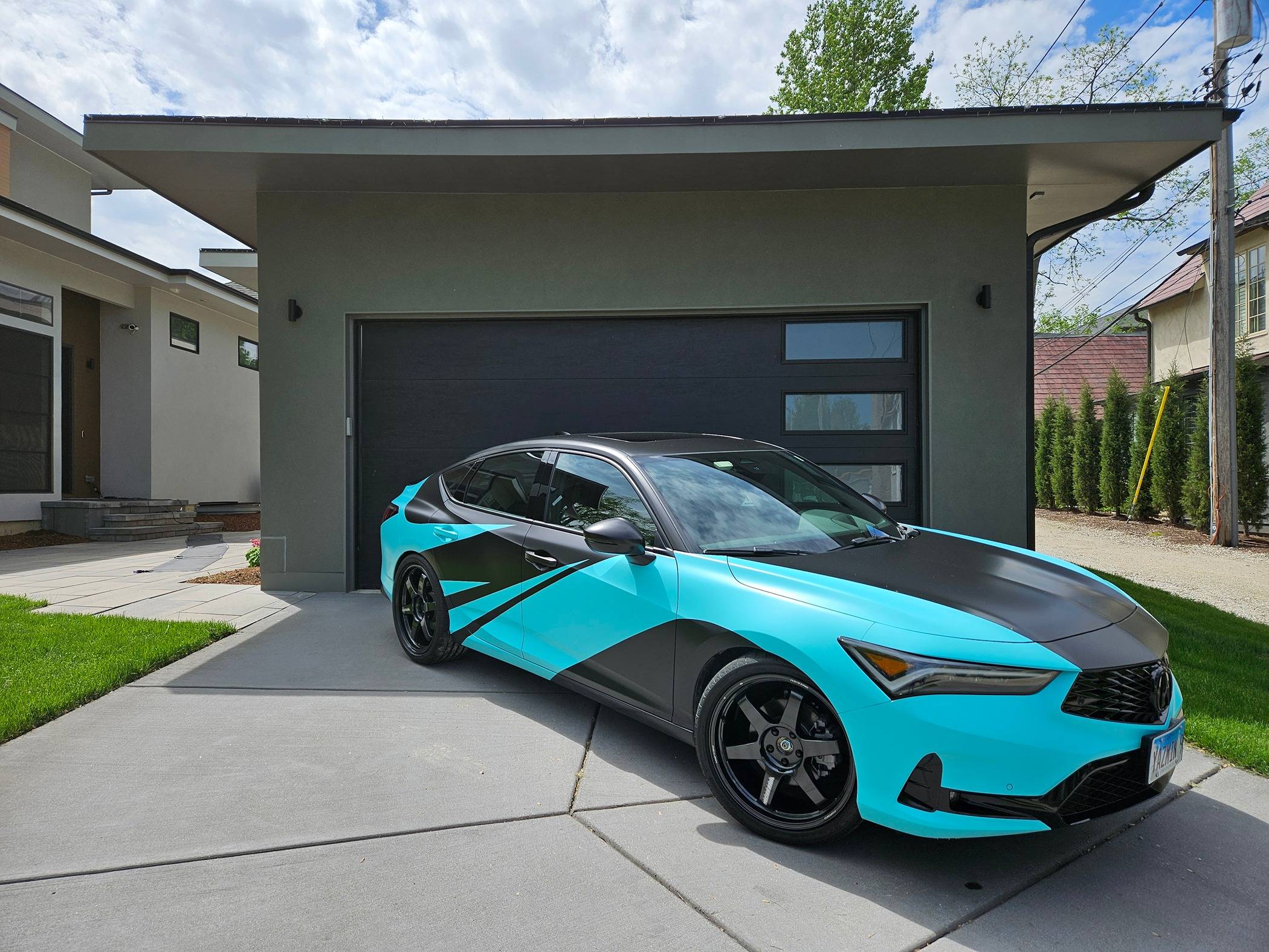 Acura Integra Volk Racing TE37 Diamond Black wheels 20x9.5 5x114.3 et 36, set of 4 20240506_111147