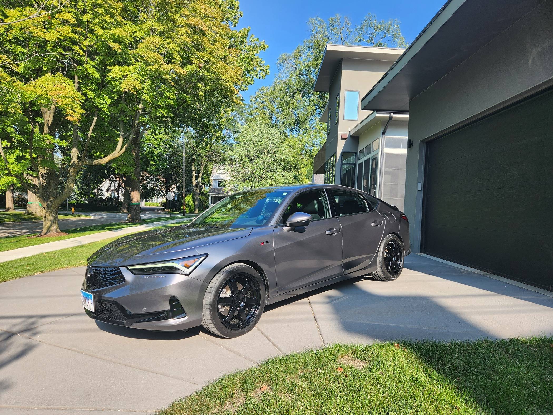 Acura Integra Aspec MT with 20" Volk TE37s, Mugen exhaust, Two tone wrap 20230827_164835