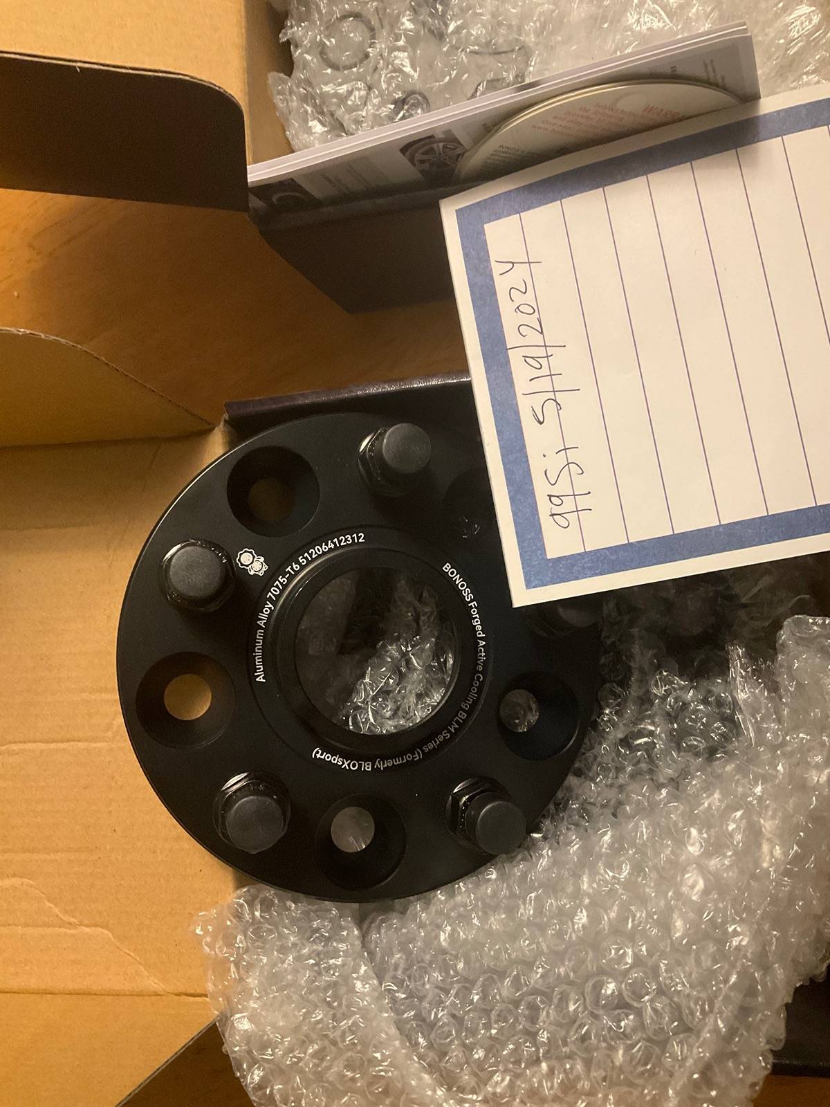 Acura Integra 4 -Brand new 20mm forged AL7075-T6 Bonoss Wheel Spacers Integra Type S $250 OBO IMG_1539