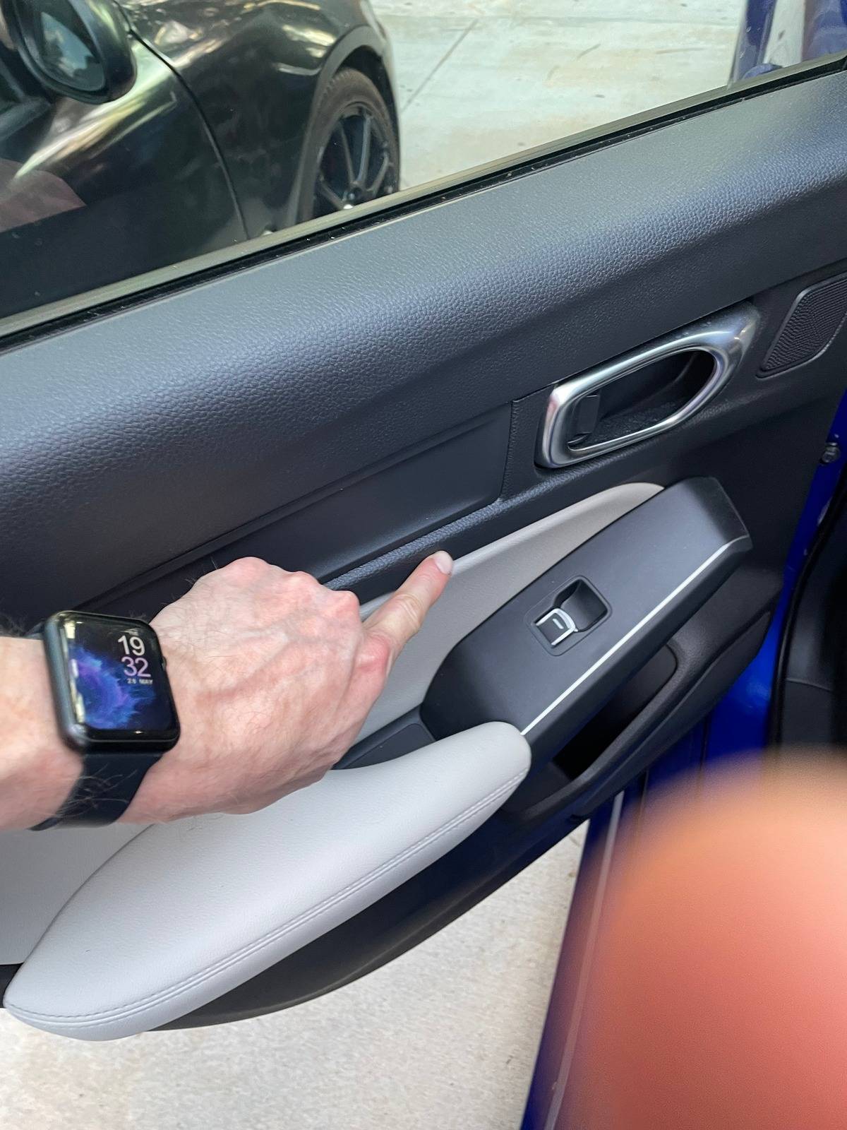 Acura Integra one rattle fixed possible loose clip under car.. IMG_2841.JPG