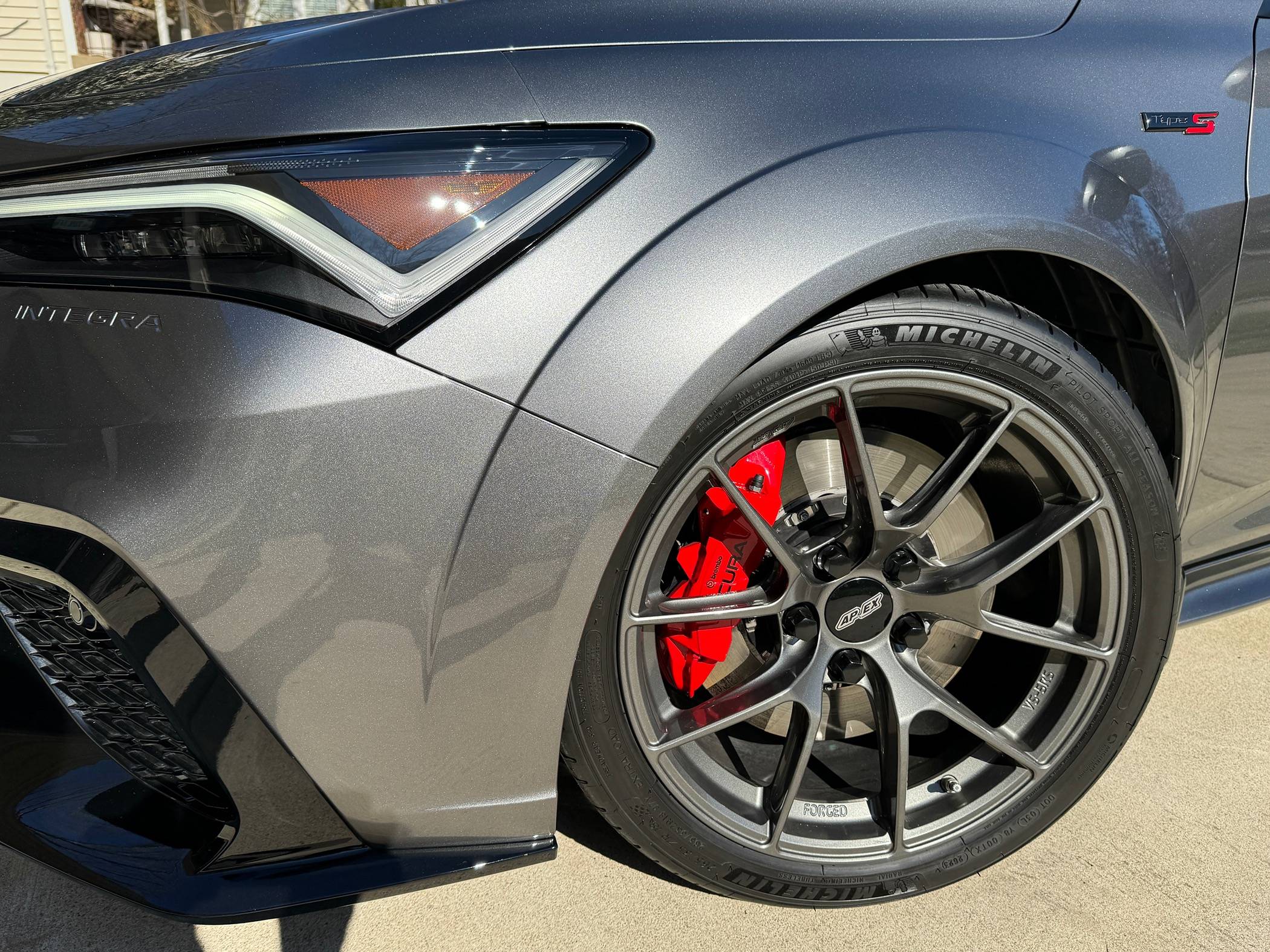 Acura Integra Changing wheel specs Front2