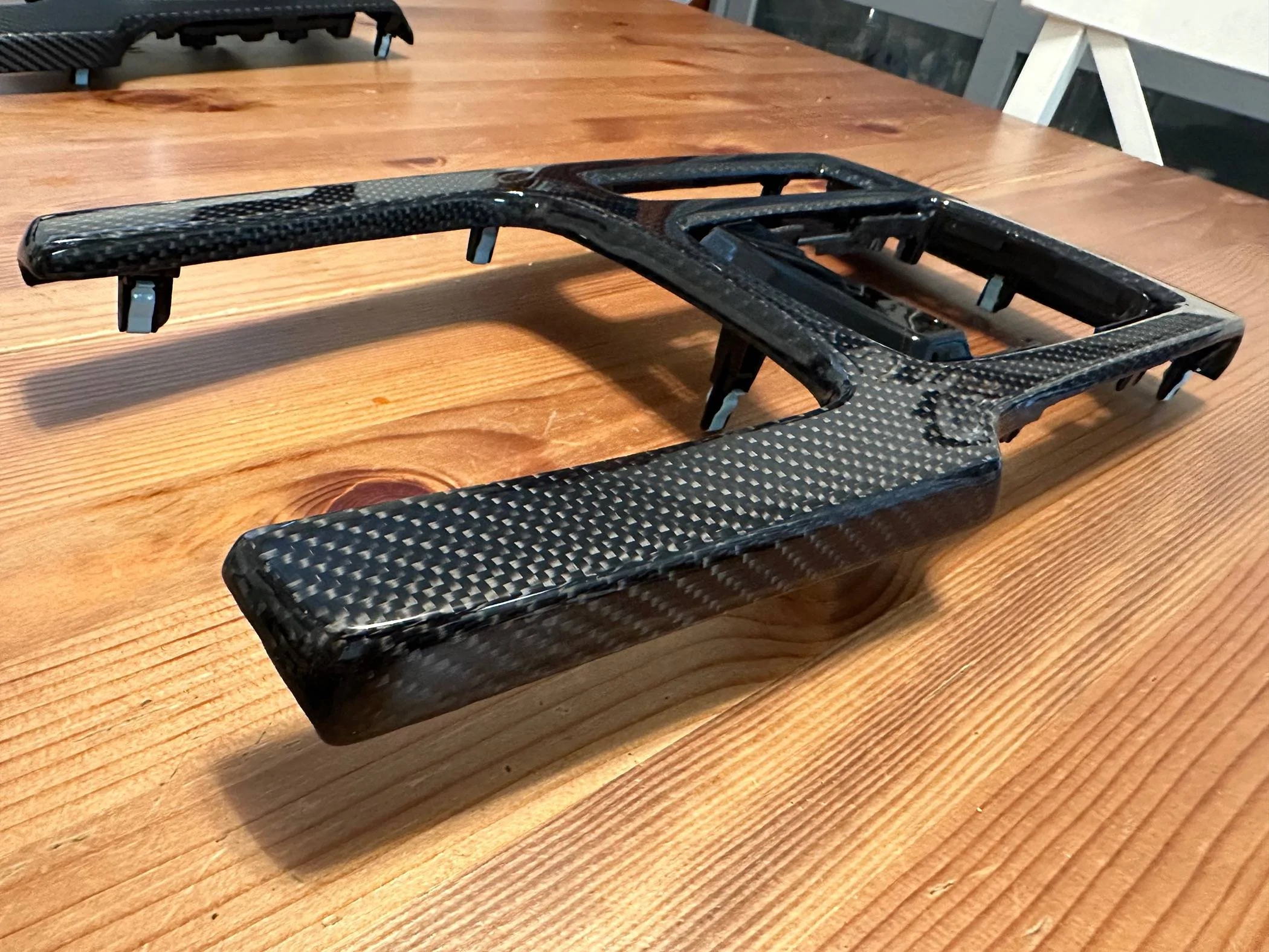 Acura Integra Carbon fiber skinned center console IMG_8209