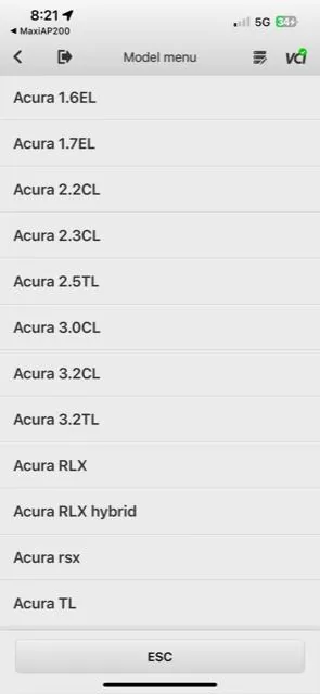 Acura Integra EPB Service with Autel AP200 IMG_1074