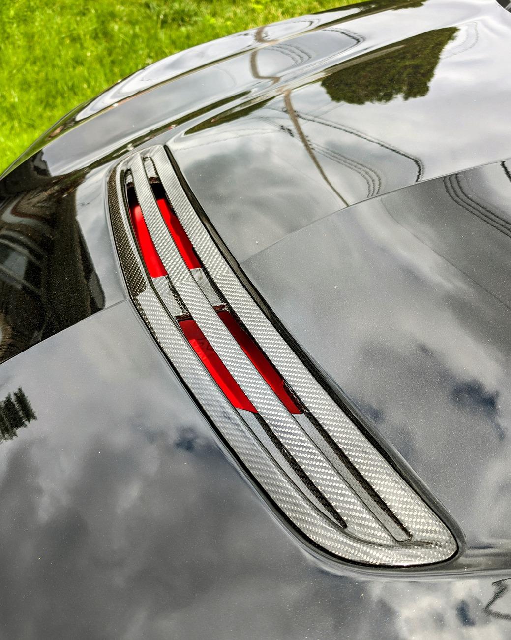 Acura Integra Aero Carbon Hood Insert PXL_20240612_142605605~2