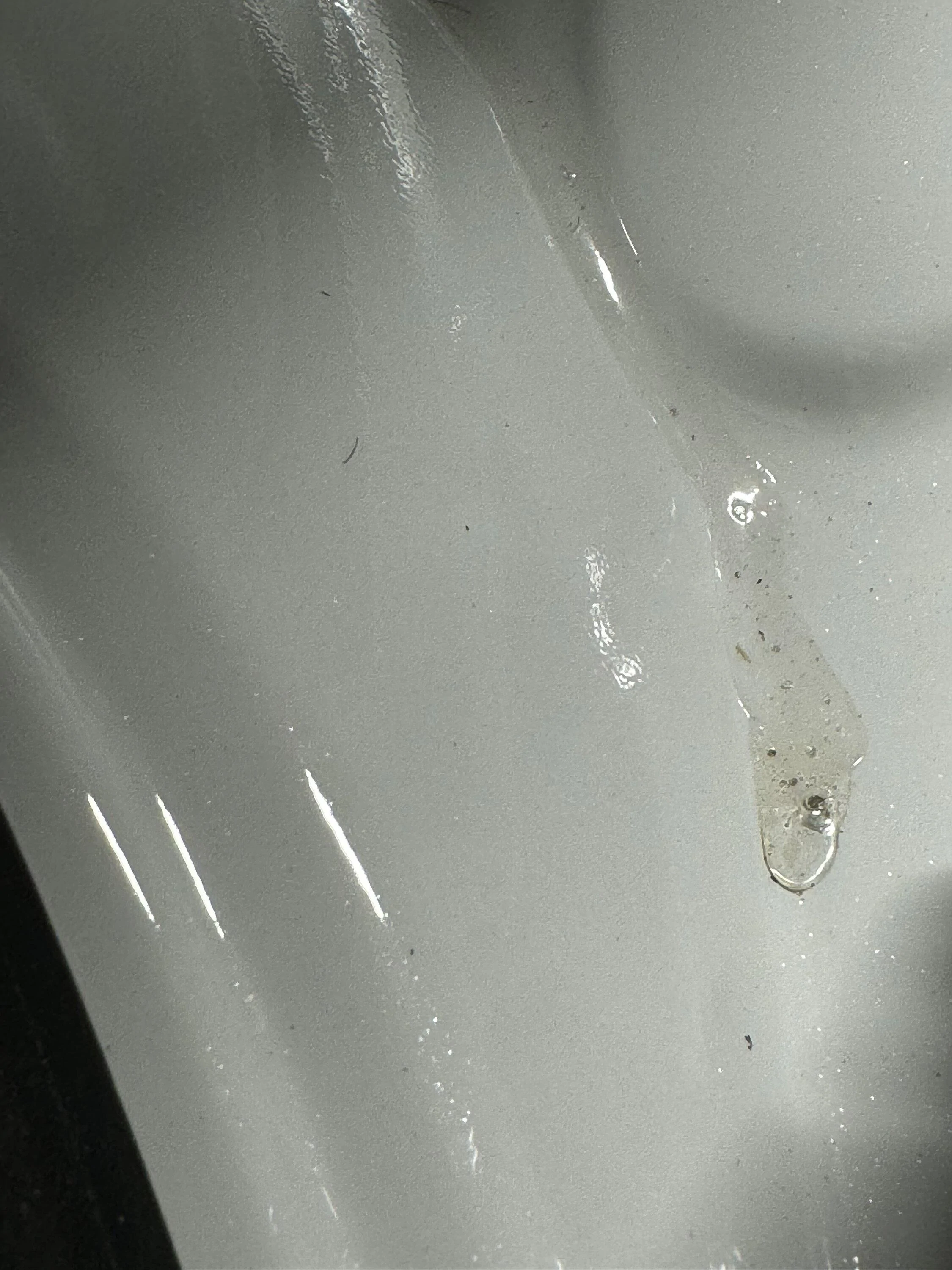 Acura Integra Poor Hatch Hinge Sealant Application IMG_9412