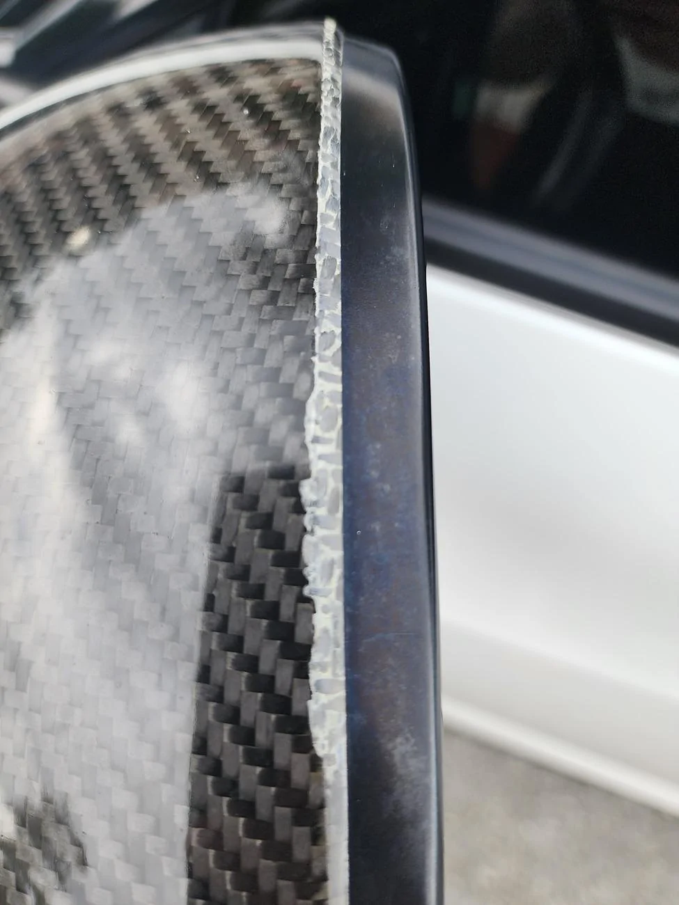 Acura Integra Anyone having issues with carbon fiber exterior oem 20240705_183442