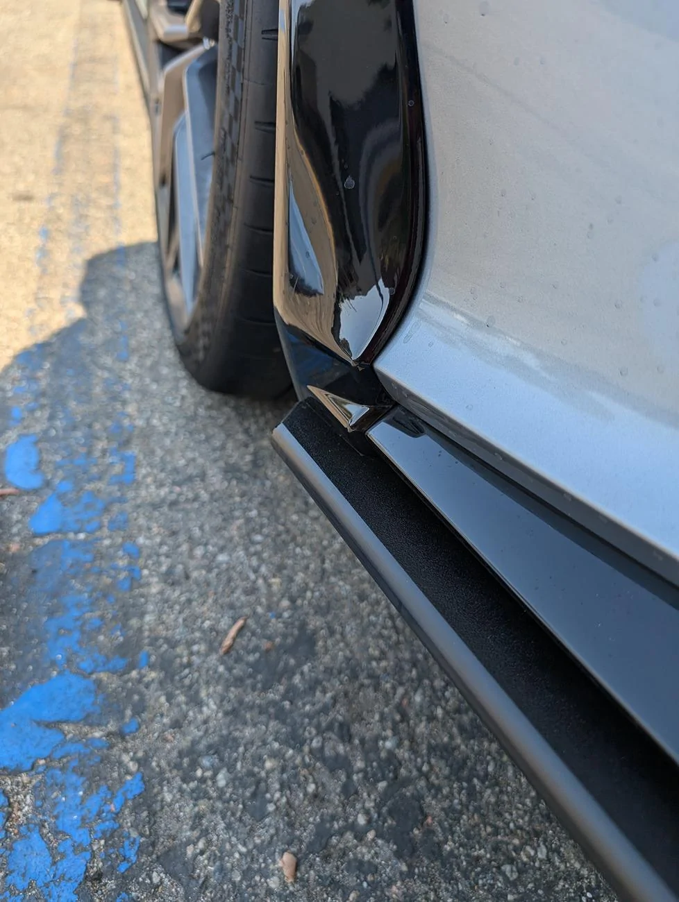 Acura Integra Installed a splitter kit from R1 Splitters PXL_20240724_164646653