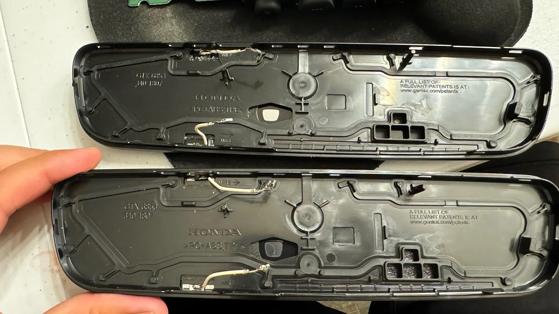 Acura Integra Retrofit Honda Civic Dimming Mirror w/ Homelink IMG_6543