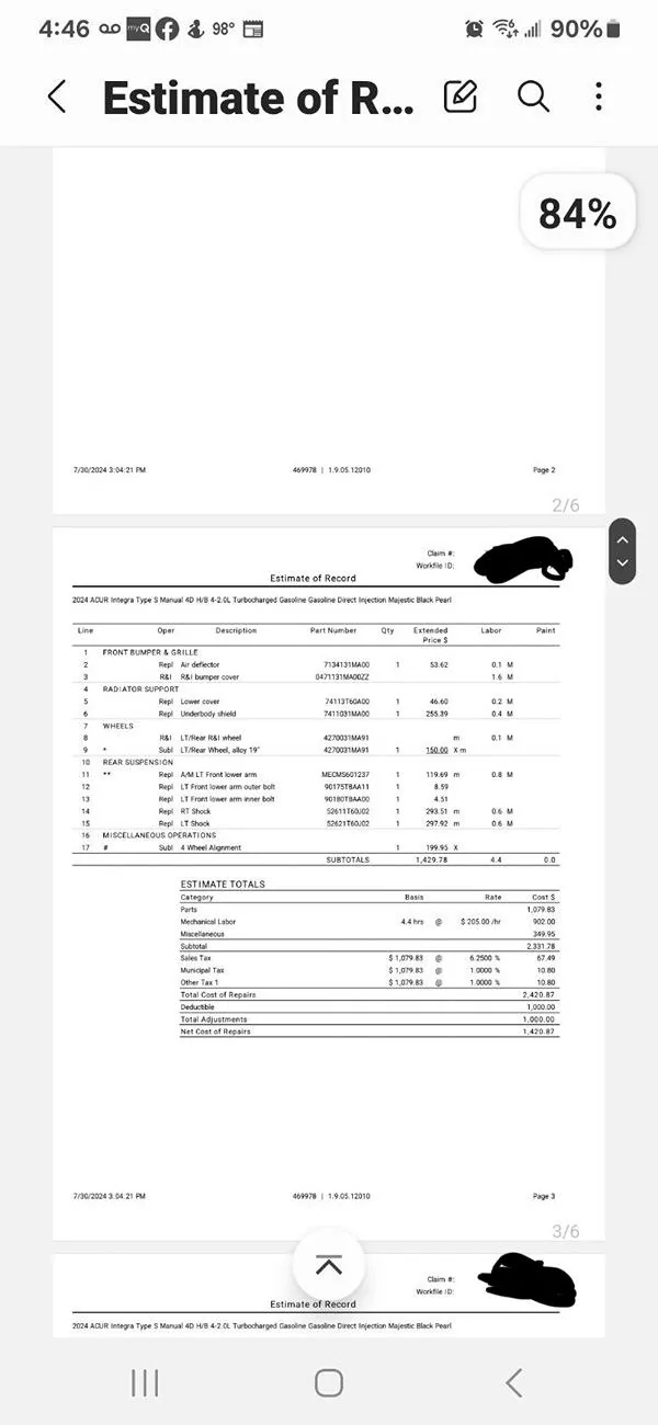 Acura Integra Well. This happened image000000