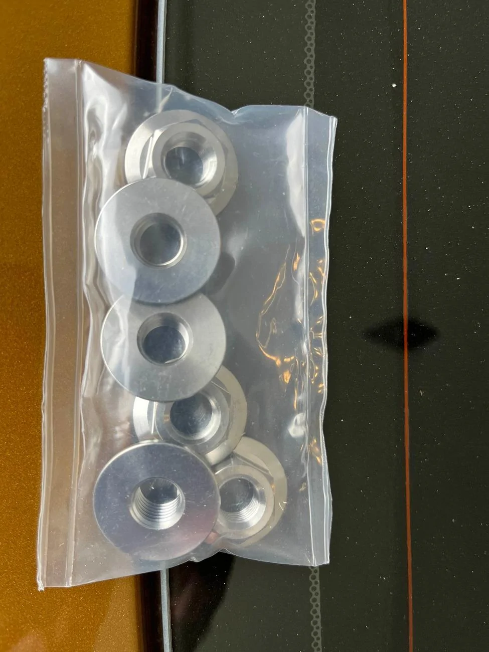 Acura Integra FS: Titanium Strut Tower Hardware Kit Raw - $35 IMG_2958