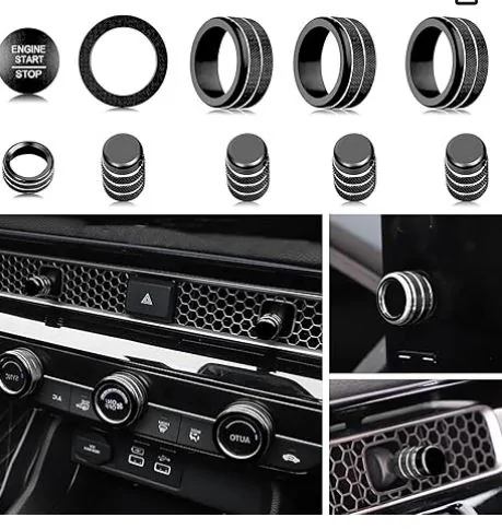 Acura Integra Control Knob Trim - What Do You Think? Dull knobs