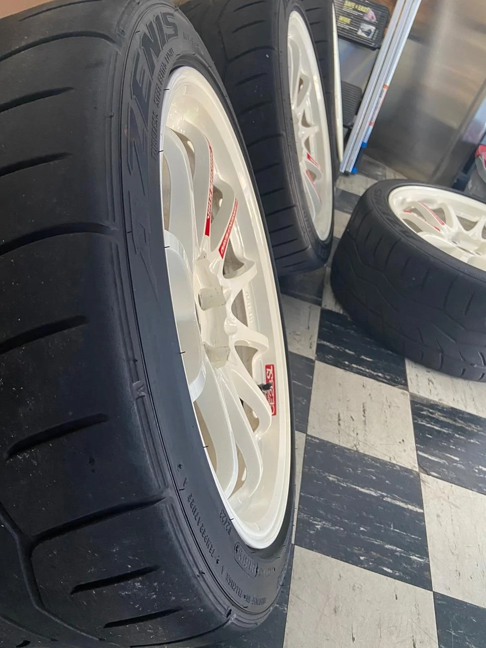 Acura Integra **PRICE DROP**For Sale: Volk CE28SLs 18x9.5 +42 Championship White Concavity shot