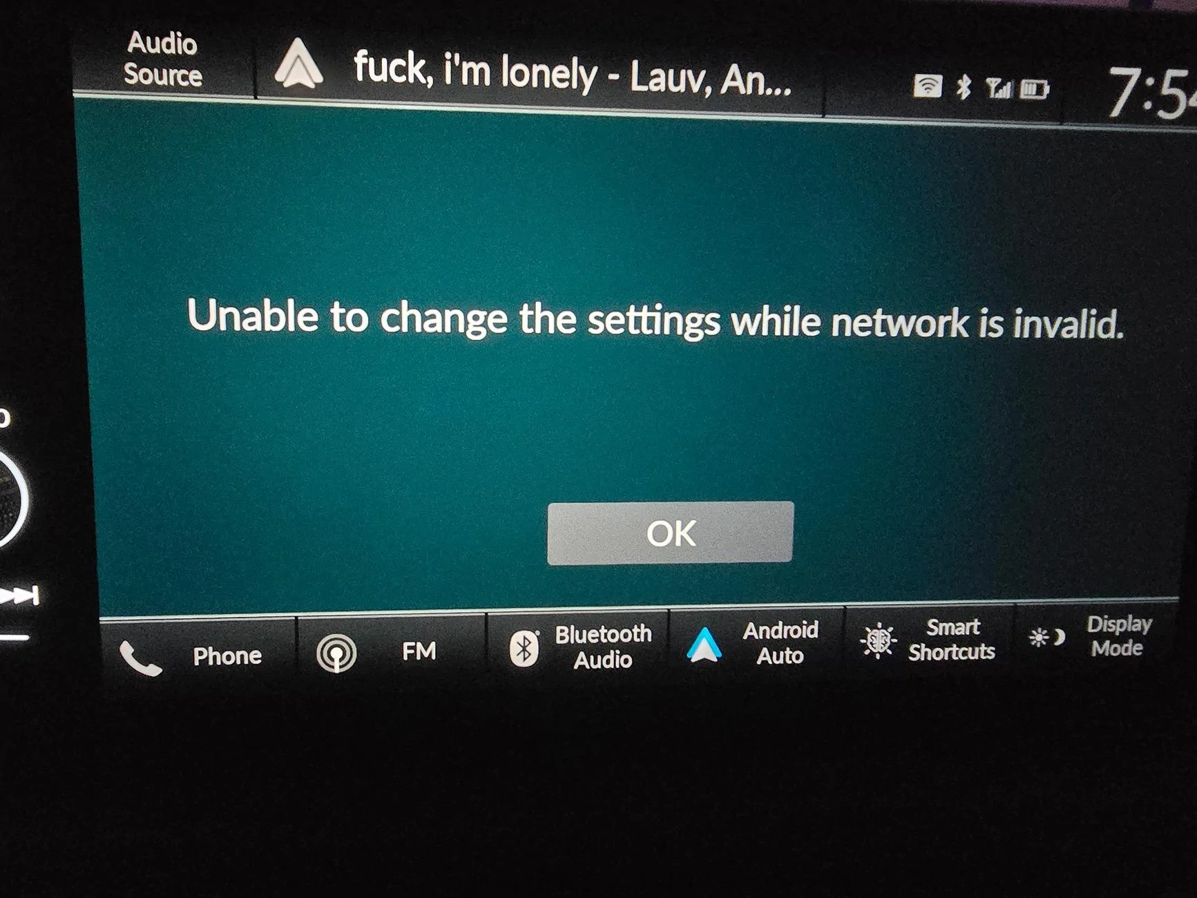 Acura Integra So what exactly is the Data Sharing Notification we're getting, actually sharing ? 20240814_195420