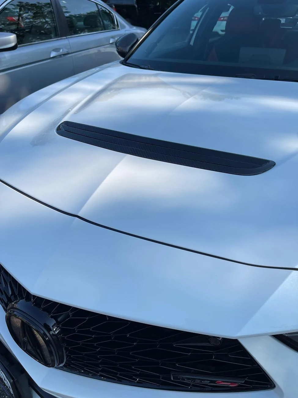 Acura Integra Aero Carbon Hood Insert IMG_3073