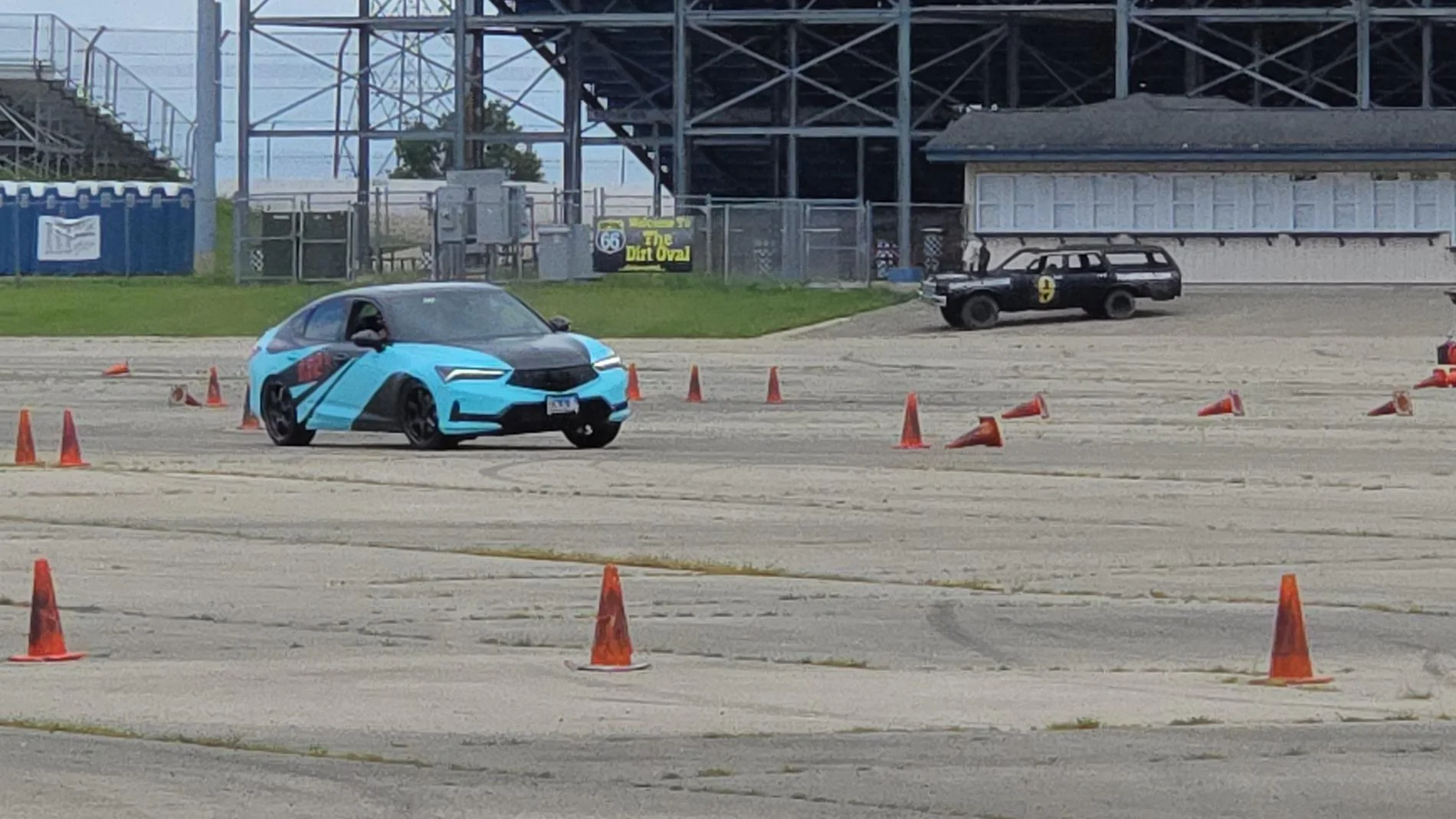 Acura Integra Aspec MT with 20" Volk TE37s, Mugen exhaust, Two tone wrap 20240818_115954