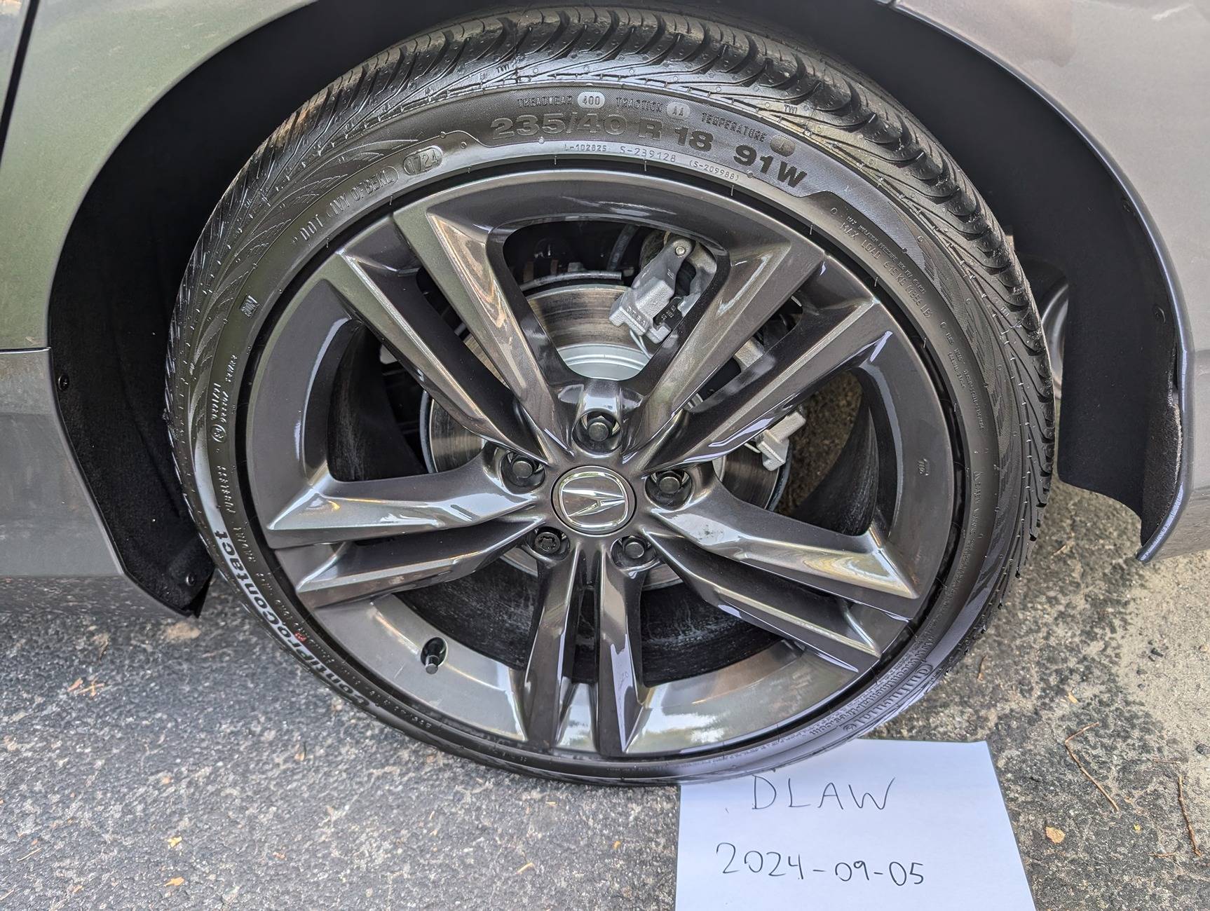 Acura Integra Factory 18" (A-spec) rims & tires, brand new -- Will Ship PXL_20240905_113648292