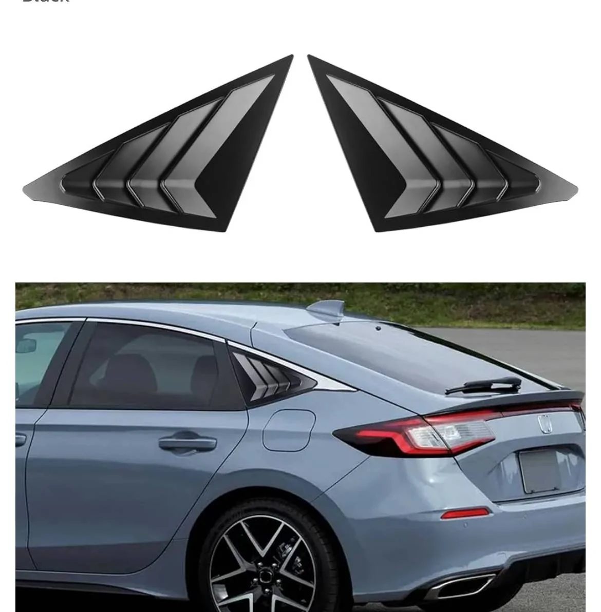 Acura Integra 2024 Acura Integra /// Rear window Louvers IMG_3376