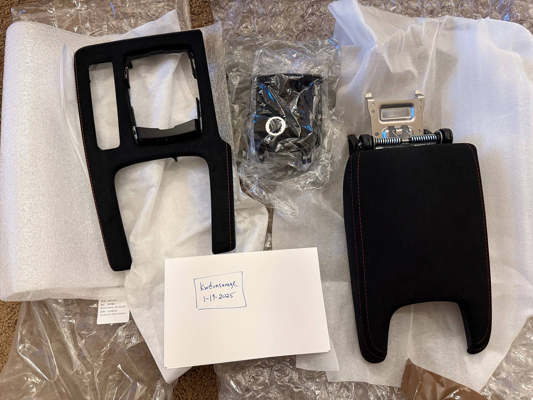 Acura Integra FS: Overland Designs: NEW Console Cover, Armrest, and Shift boot (DE5, DE4) OD 2