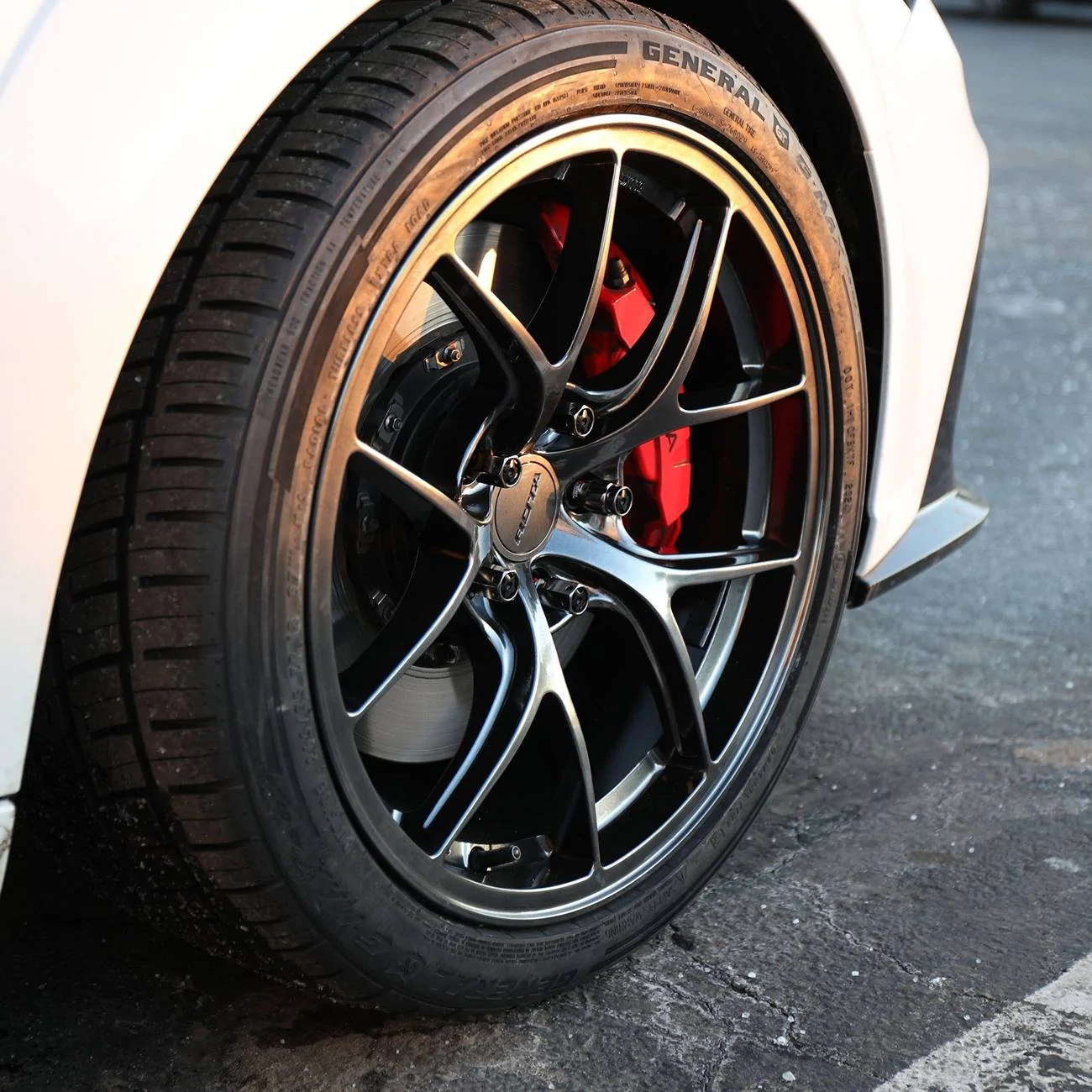 Acura Integra What Lug Nuts for aftermarket wheels (conical seat) +  Aftermarket TPMS sensors Kics R40 iConix M14 on Rota KB-R