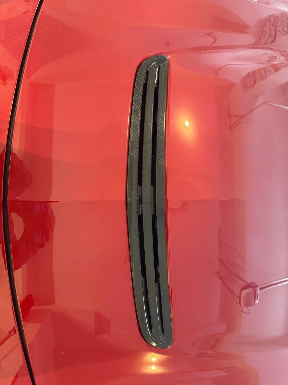 Acura Integra AeroCarbon DE5 hood scoop with PPF IMG_3348