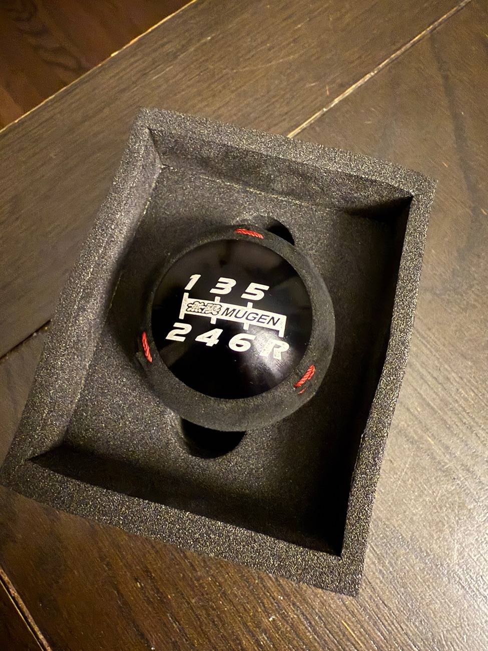 Acura Integra Mugen Alcantara Knob and Cusco bar. IMG_6981