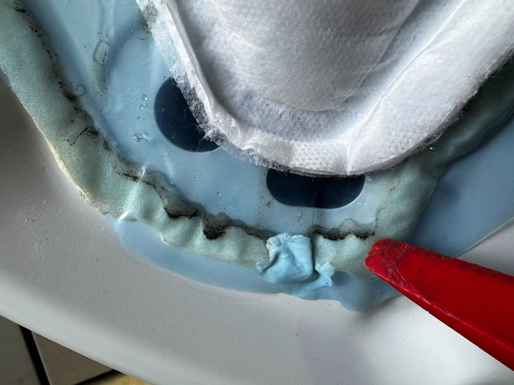 Acura Integra Door panel vapor shield failure? IMG_2316