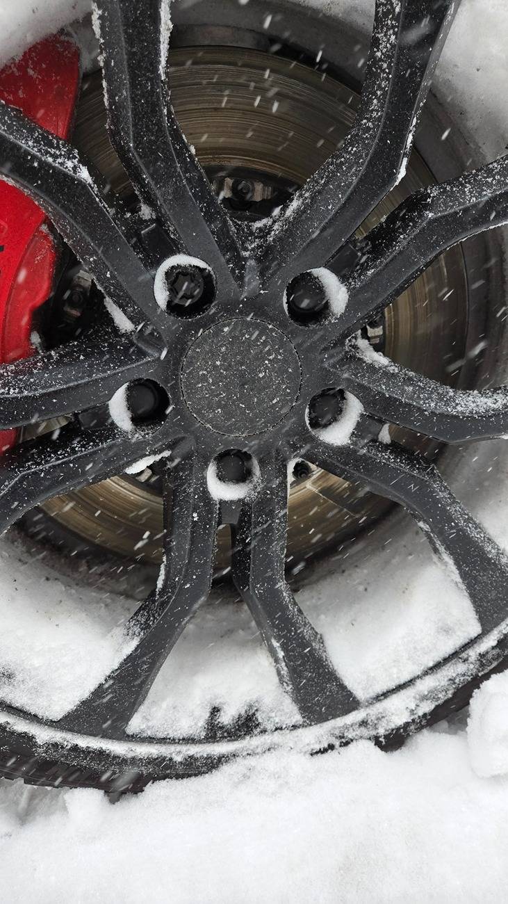 Acura Integra ITS 24 disc brakes - Black marks & deposit on 4 discs 20250216_132208