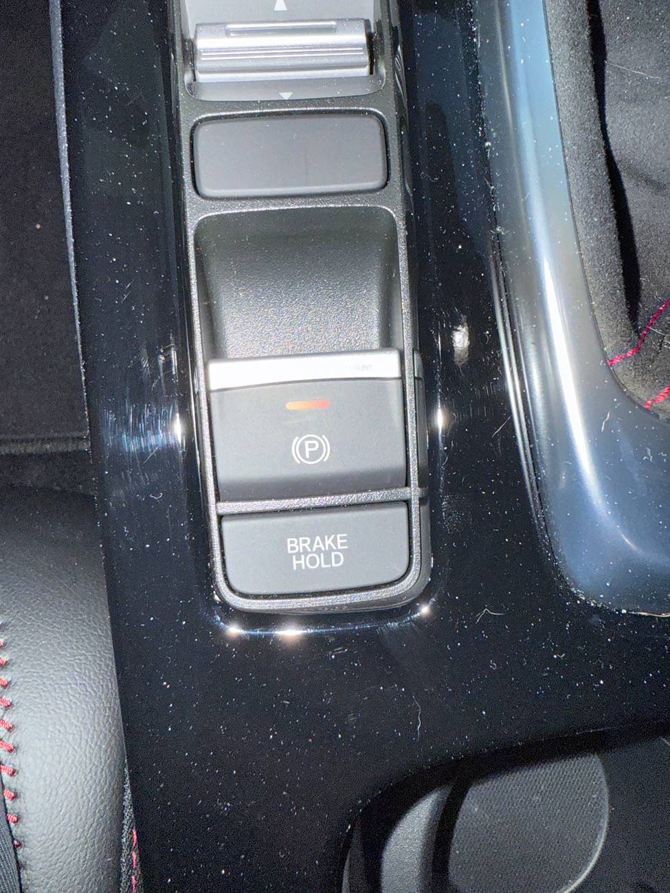 Acura Integra Brake hold button IMG_1052