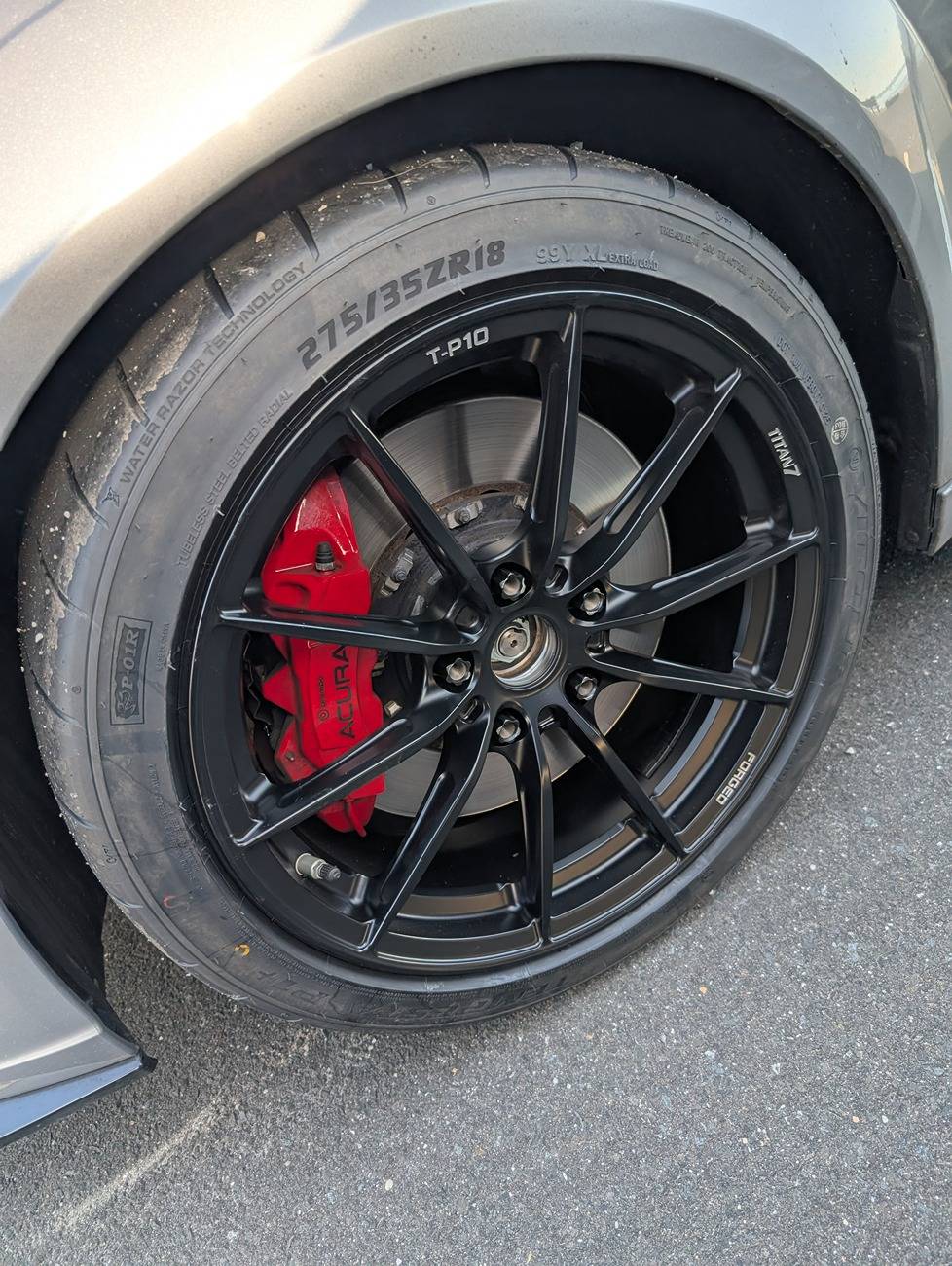 Acura Integra New Titan wheels for Type S.  What offset and why TP10 with P1 Vitour PXL_20250319_205832429