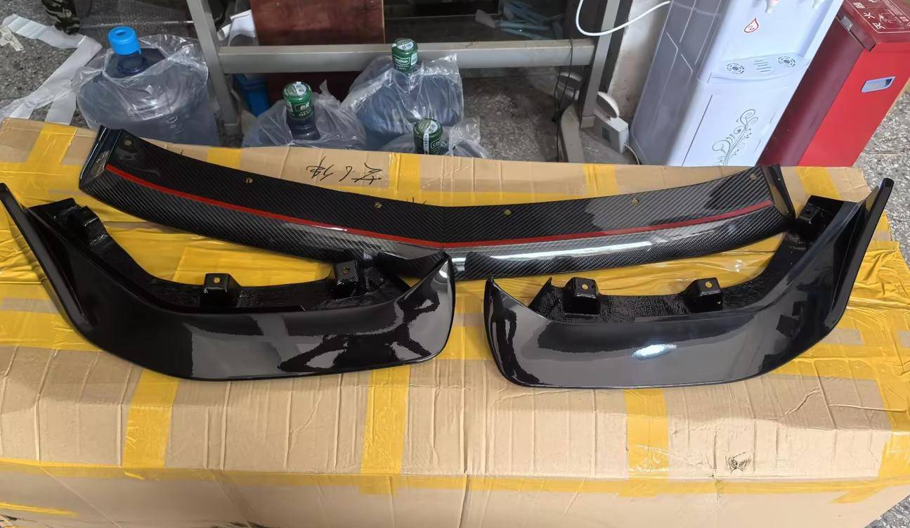 Acura Integra Carbon Fiber Parts Added! Front Splitters/Interior Parts 讴歌定制前铲2