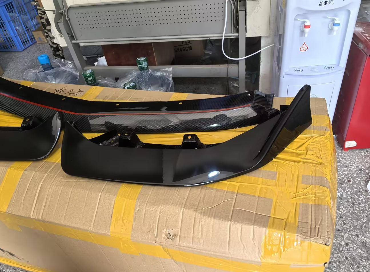 Acura Integra Carbon Fiber Parts Added! Front Splitters/Interior Parts 讴歌定制前铲3
