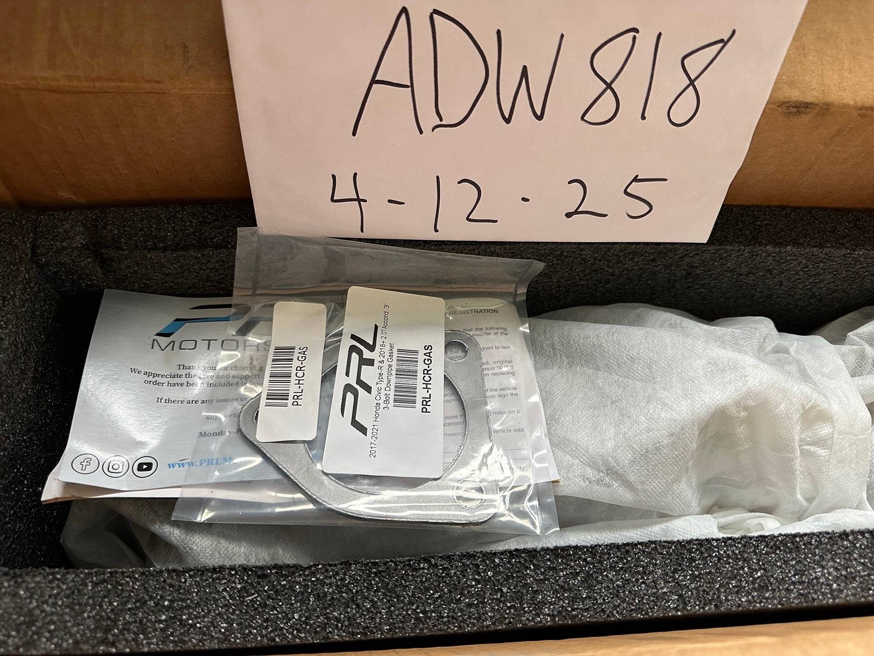 Acura Integra PRL Catted Downpipe IMG_6617