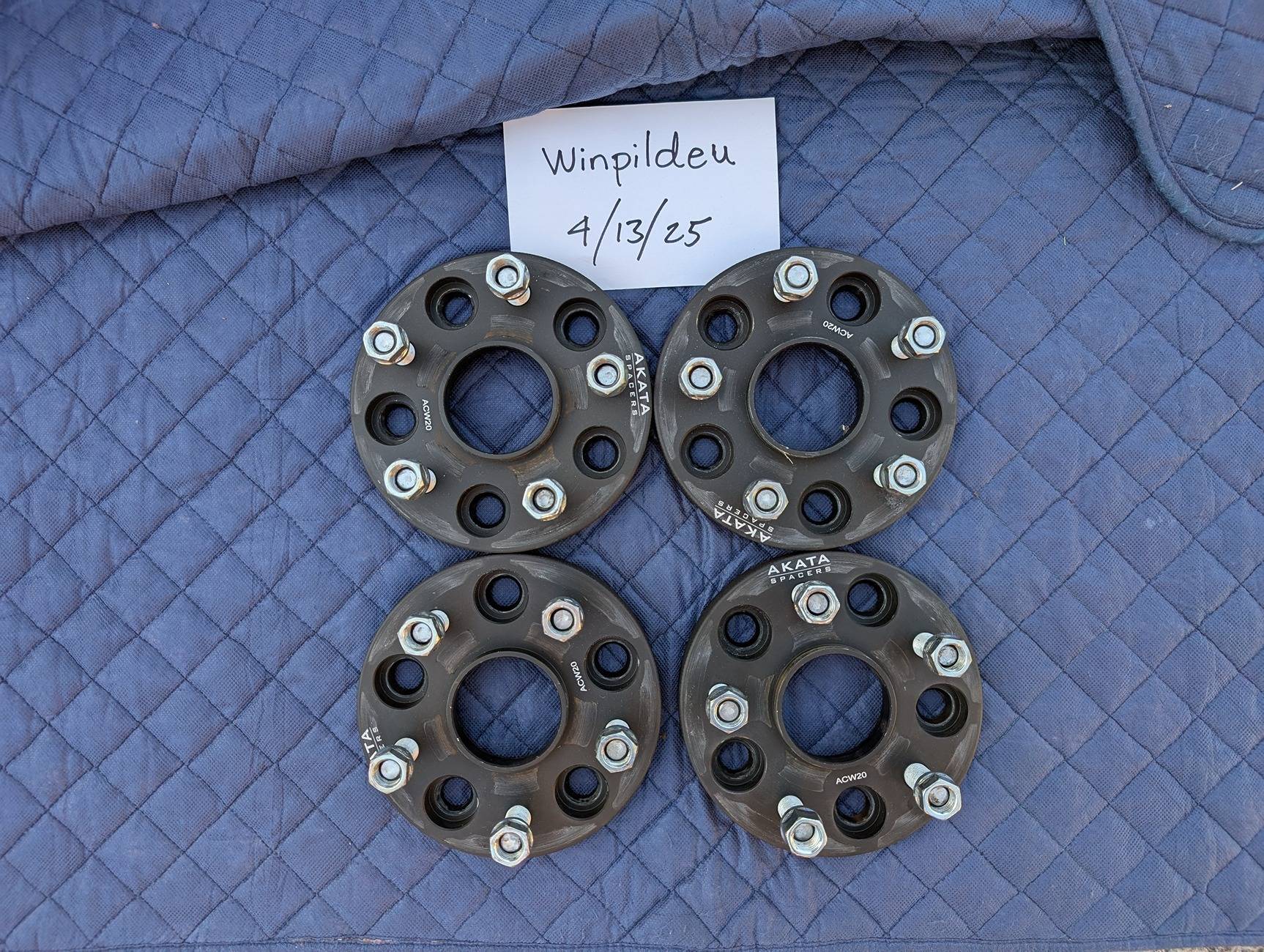 Acura Integra Akata 20mm Wheel Spacers PXL_20250413_212528589