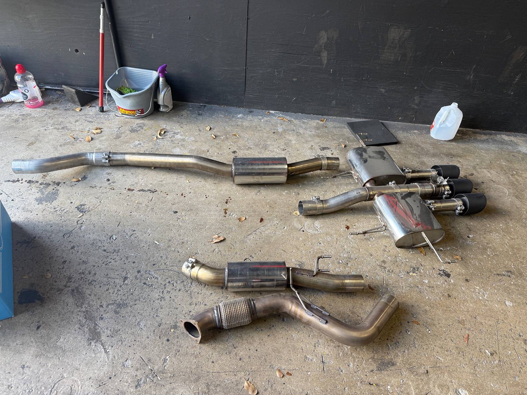 Acura Integra Milltek Integra Type S exhaust dual resonated and black tips IMG_3568