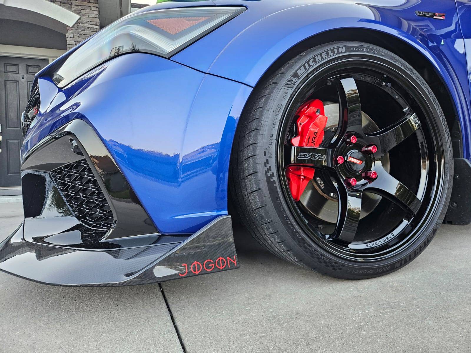 Acura Integra Carbon Fiber Parts Added! Front Splitters/Interior Parts 前铲logo