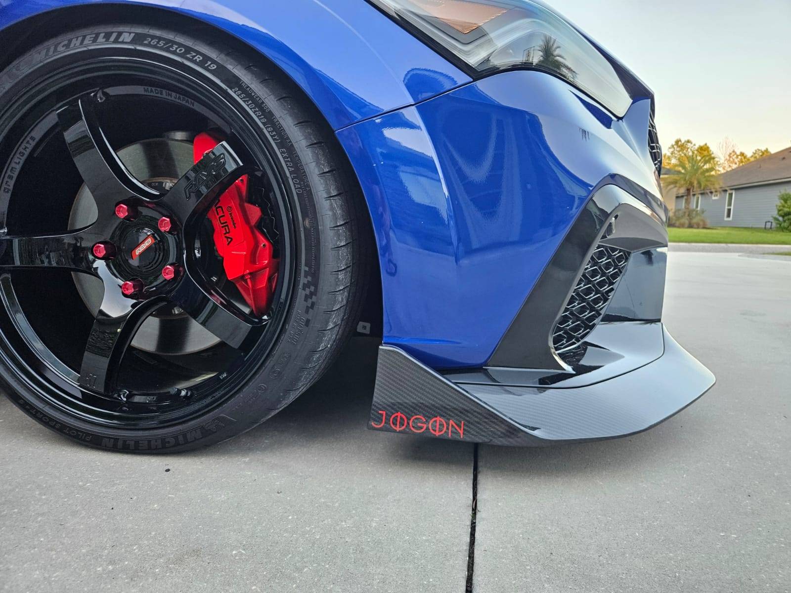 Acura Integra Carbon Fiber Parts Added! Front Splitters/Interior Parts 前铲logo3