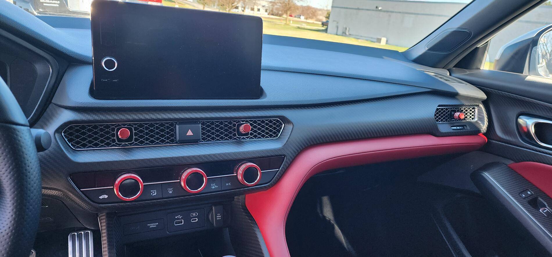 Acura Integra Carbon Fiber Parts Added! Front Splitters/Interior Parts 4