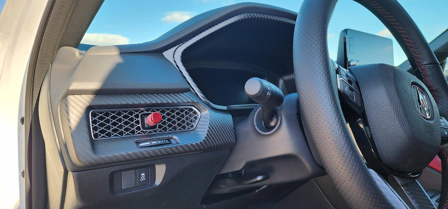 Acura Integra Carbon Fiber Parts Added! Front Splitters/Interior Parts 2