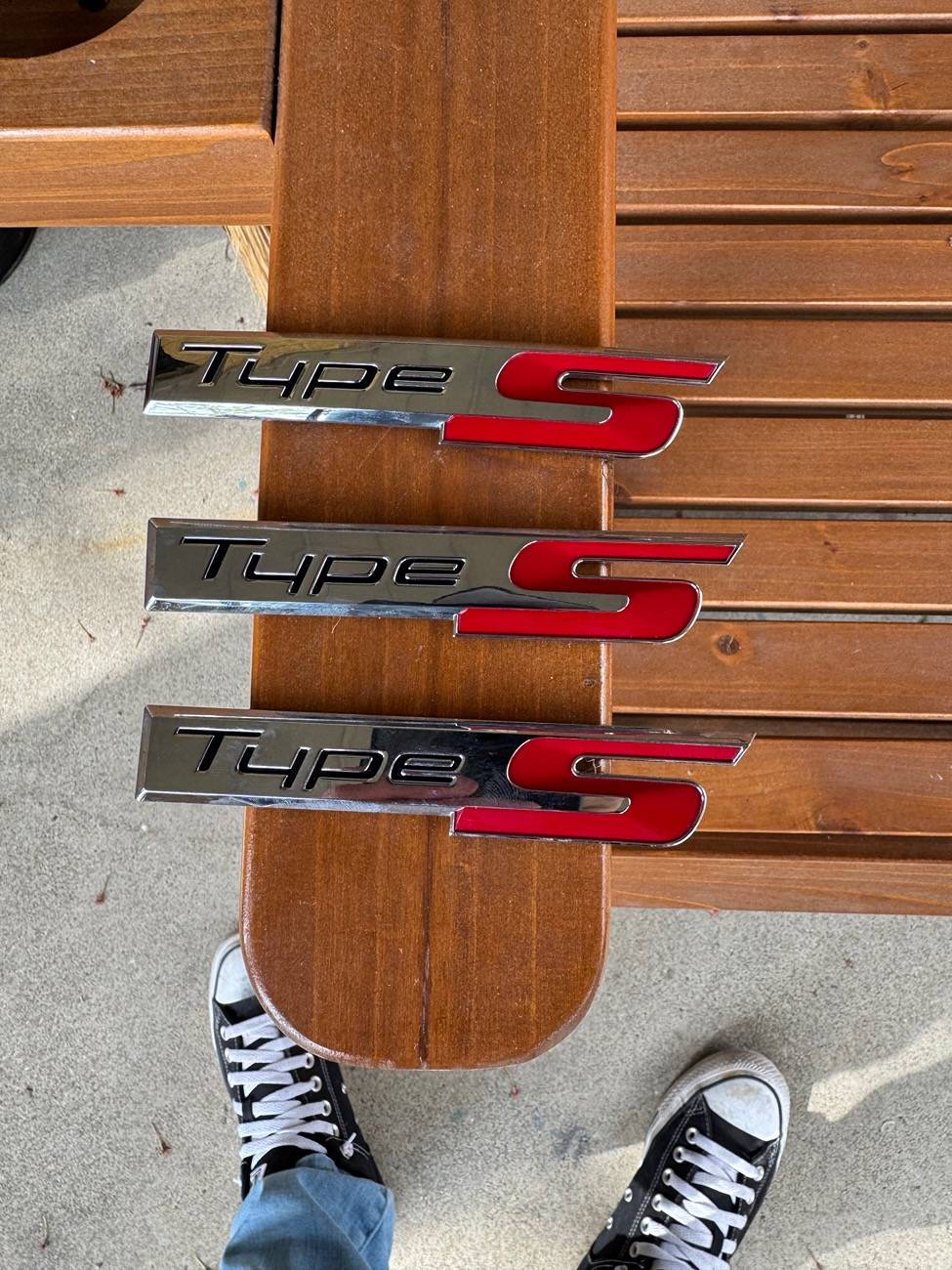 Acura Integra Chrome Type-S badges IMG_7329