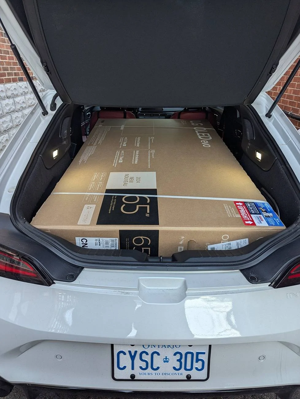 Acura Integra What does the Integra's 24.3 cu. ft. of cargo space actually mean in real world situations... PXL_20241214_211927675