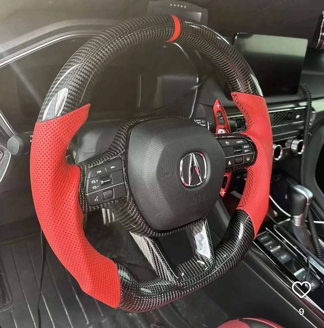 Acura Integra 2023 Integra carbon fiber steering wheel IMG_9069