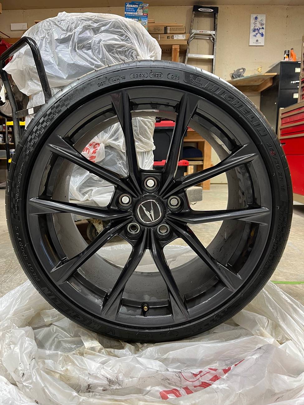 Acura Integra SOLD $1500 OBO - 5x120 19x9.5 +60 Acura Integra Type S OEM Wheels System-X Ceramic Coated 900miles St Louis MO IMG_0878